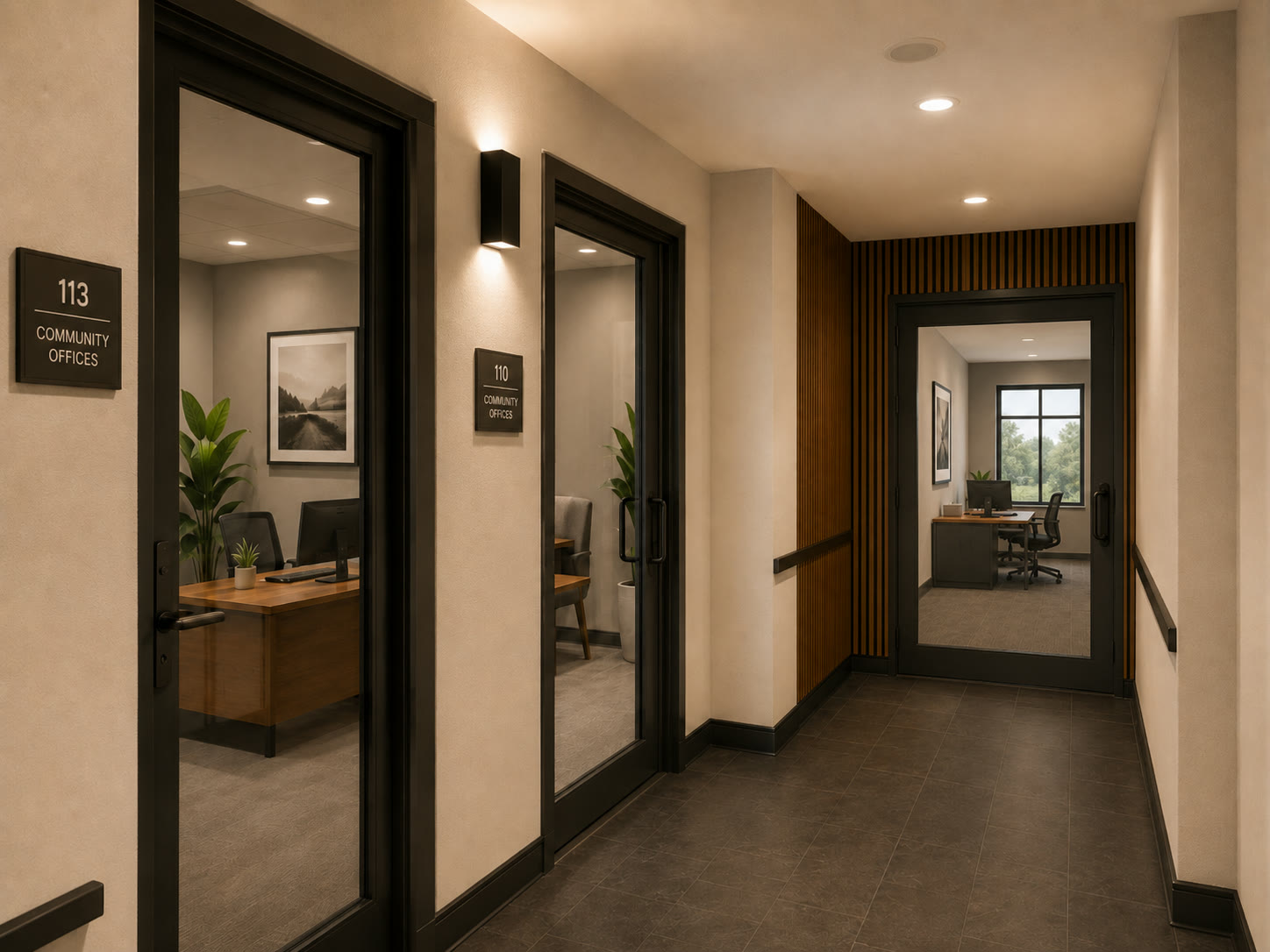 Proposed community offices and board room