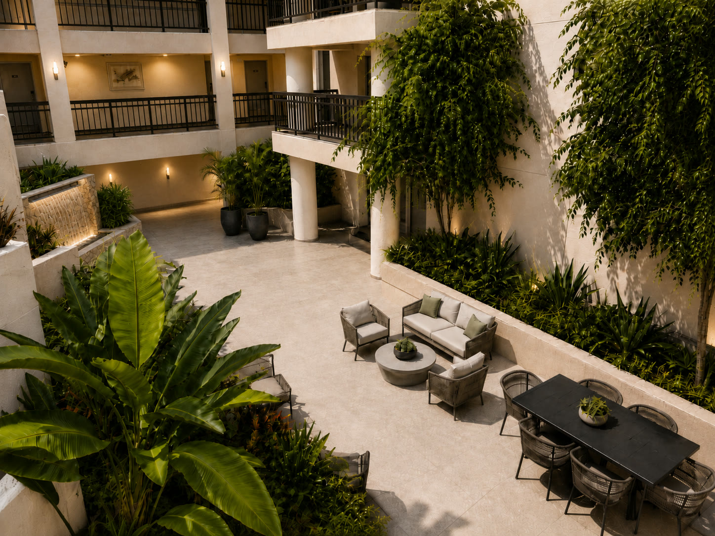Proposed inner courtyard