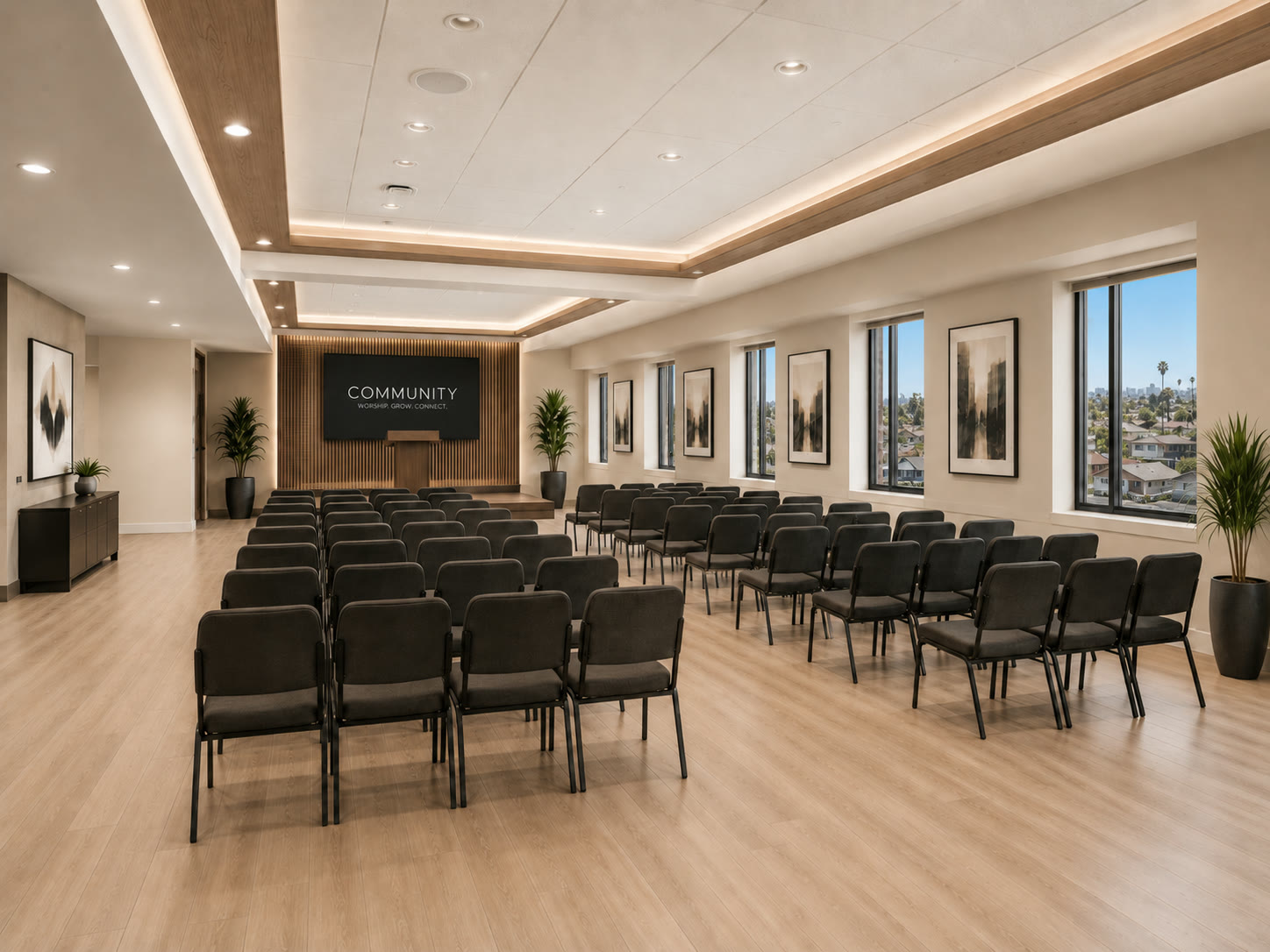 Proposed meeting hall