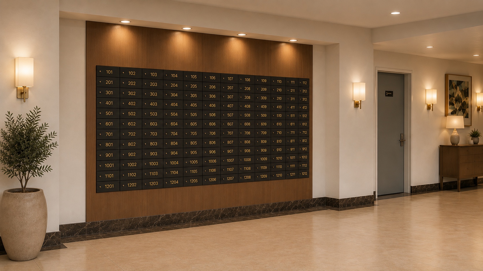 Resident mailboxes